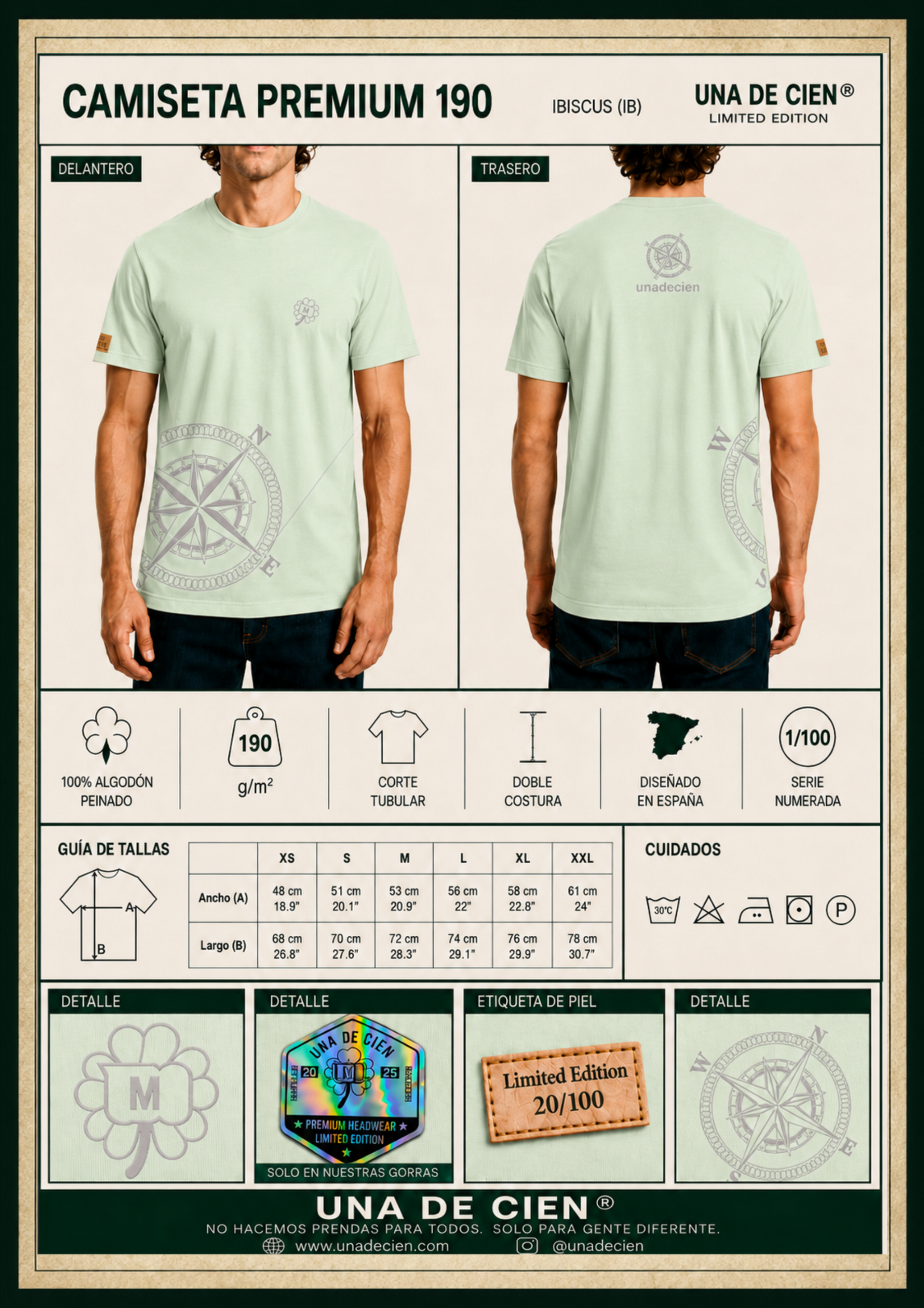Camiseta Premium 190 ibiscus