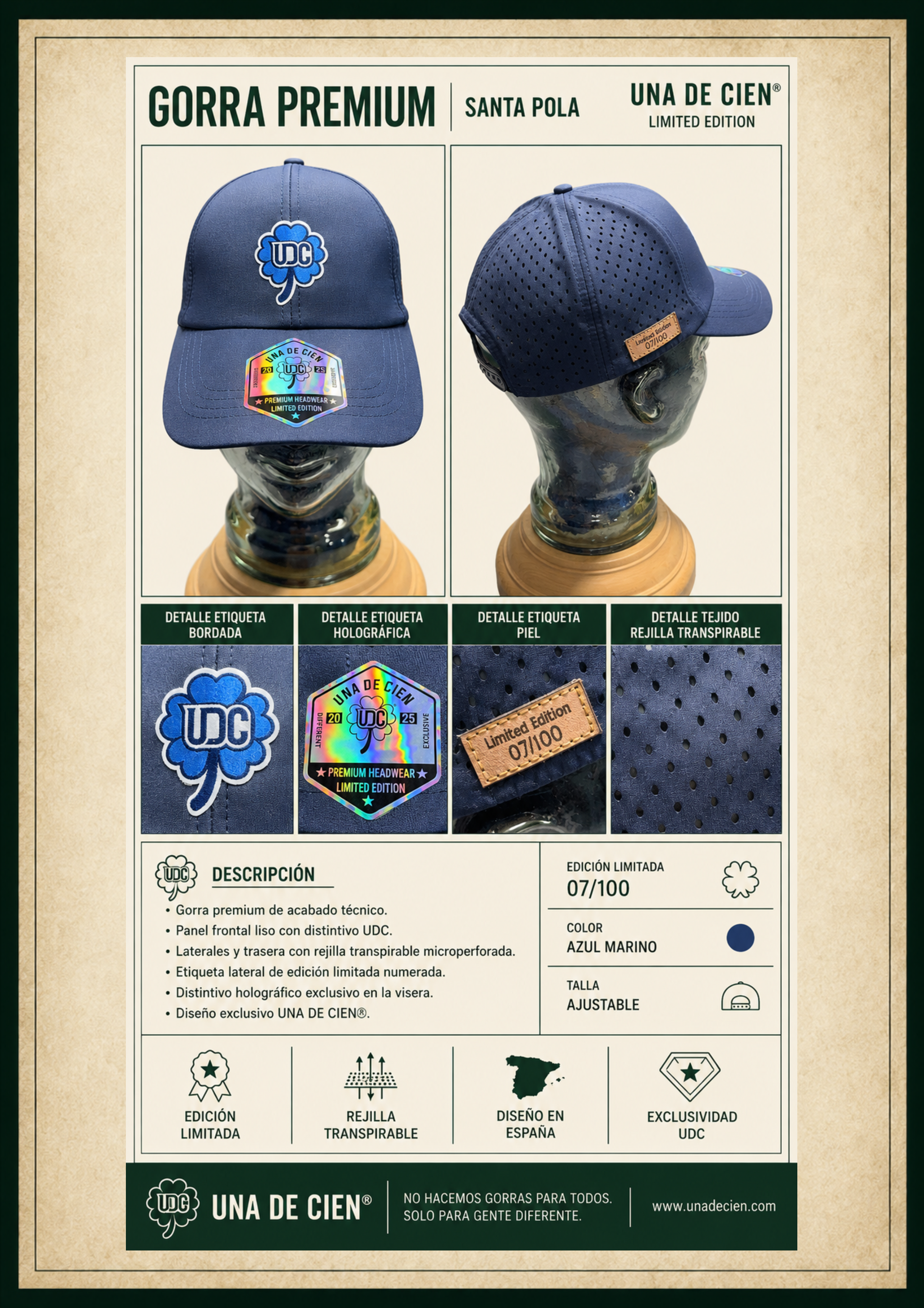 Gorra Premium Santa Pola